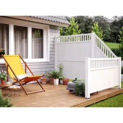 Aitaelementti Palmako Elke 4 90x180 cm valkoinen 5 kpl/pkt