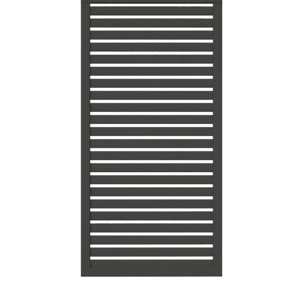 Aitaelementti Palmako Nina2 GYPNT 900x1800mm harmaa, 5kpl/pkt