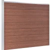 Aitapaneeli WPC 175x146 cm ruskea