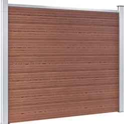 Aitapaneeli WPC 180x146 cm ruskea