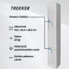 Asekaappi Trekker 3 asetta musta
