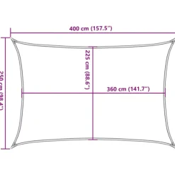 Aurinkopurje, 160 g/m² HDPE, eri värejä ja kokoja (16419)