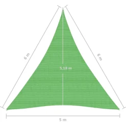 Aurinkopurje 160 g/m² 3x3x3 m HDPE valkoinen
