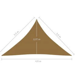 Aurinkopurje 160 g/m² 3x3x3 m HDPE valkoinen