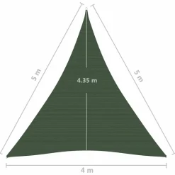 Aurinkopurje 160 g/m² 3x3x3 m HDPE valkoinen