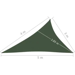 Aurinkopurje 160 g/m² 3x3x3 m HDPE valkoinen