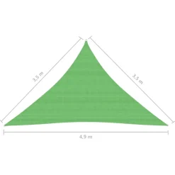 Aurinkopurje 160 g/m² 3x3x3 m HDPE valkoinen