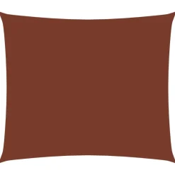 Aurinkopurje Oxford kangas suorakaide 2x3 m terrakotta