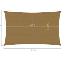 Aurinkopurje suorakulma, HDPE, 160g/m², eri kokoja ja värejä