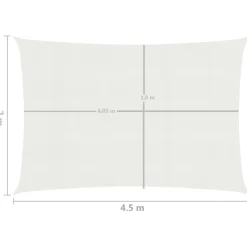 Aurinkopurje suorakulma, HDPE, 160g/m², eri kokoja ja värejä