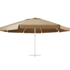 Aurinkovarjon vaihtokangas harmaanruskea 600 cm (12549)