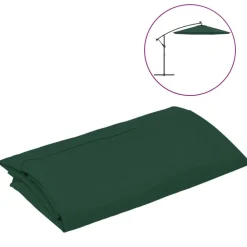 Aurinkovarjon vaihtokangas, halkaisija 300/350 cm, eri värejä ja kokoja (09960)