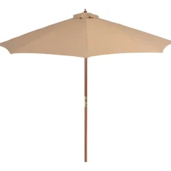Aurinkovarjo puurunko 300 cm ruskeanharmaa