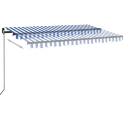 Automaattisesti sisäänkelattava markiisi 350x250 cm kerma