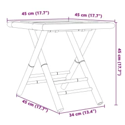 Bistrosarja 3-osainen bambu (78522)