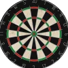 Darts-taulu reunuksella ja 6 tikkaa, sisal