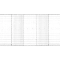 Gabion-kivikori kansilla galvanoitu teräs 300x30x150 cm