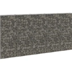 Gabion-kivikori kansilla galvanoitu teräs 300x30x150 cm