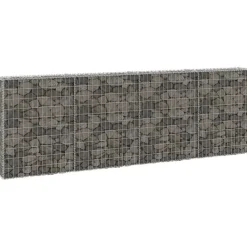 Gabion-kivikori kansilla galvanoitu teräs 300x30x100 cm