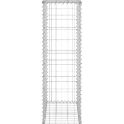 Gabion-kivikori kansilla galvanoitu teräs 60x30x100 cm
