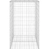 Gabion-kivikori kansilla galvanoitu teräs 100x60x100 cm