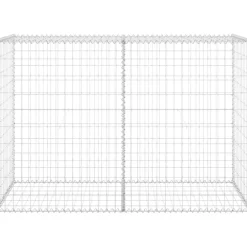 Gabion-kivikori kansilla galvanoitu teräs 150x60x100 cm