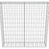 Gabion-kivikori kansilla galvanoitu teräs 100x20x100cm
