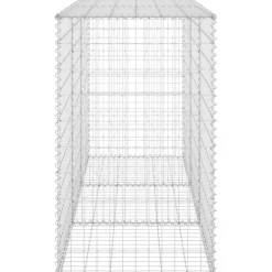 Gabion-kivikori kansilla galvanoitu teräs 200x60x100 cm