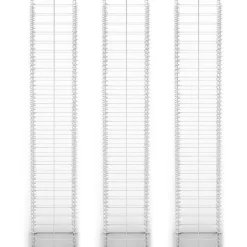 Gabion-/kivikorisarja 3kpl galvanoitu vaijeri 25x25x150cm