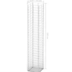 Gabion-/kivikorisarja 3kpl galvanoitu vaijeri 25x25x150cm