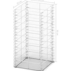 Gabion-/kivikorisarja 3kpl galvanoitu vaijeri 25x25x50cm