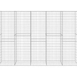 Gabionseinä kannella galvanoitu teräs 300x50x200cm