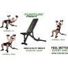 Harjoittelupenkki Tunturi UB40 Utility Bench max. 200 kg