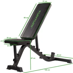 Harjoittelupenkki Tunturi UB40 Utility Bench max. 200 kg