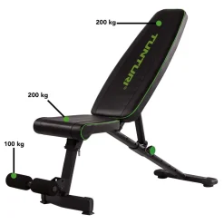 Harjoittelupenkki Tunturi UB20 Utility Bench kokoontaitettava max. 120 kg