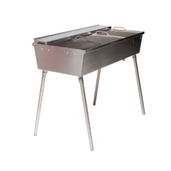 Hiiligrilli GrillSymbol Naked Chef XXL Silver, 116x90x65cm