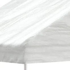 Huvimaja katolla valkoinen 17,84x4,08x3,22 m polyeteeni