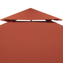 Huvimajan katto 2 kerrosta 310 g / m² 3x3 m terrakotta (46616)