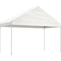 Huvimaja valkoinen 20,07x4,08x3,22 m polyeteeni