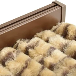 Hyönteisverho beige ja ruskea 56x185 cm chenille