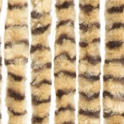 Hyönteisverho beige ja ruskea 56x185 cm chenille