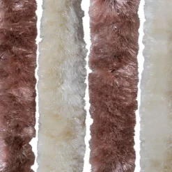 Hyönteisverho beige ja vaaleanruskea 56x200 cm chenille