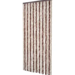 Hyönteisverho beige ja vaaleanruskea 120x220 cm chenille