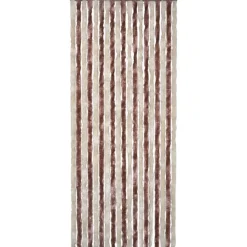 Hyönteisverho beige ja vaaleanruskea 90x200 cm chenille