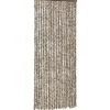 Hyönteisverho harmaanruskea ja valkoinen 90x220 cm chenille