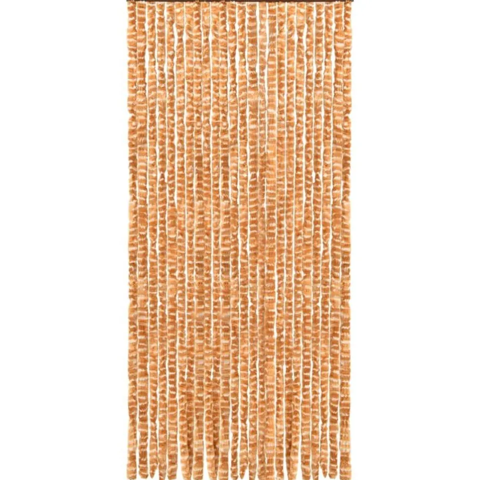 Hyönteisverho okra ja valkoinen 90x220 cm chenille