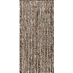 Hyönteisverho ruskea ja valkoinen 90x220 cm chenille