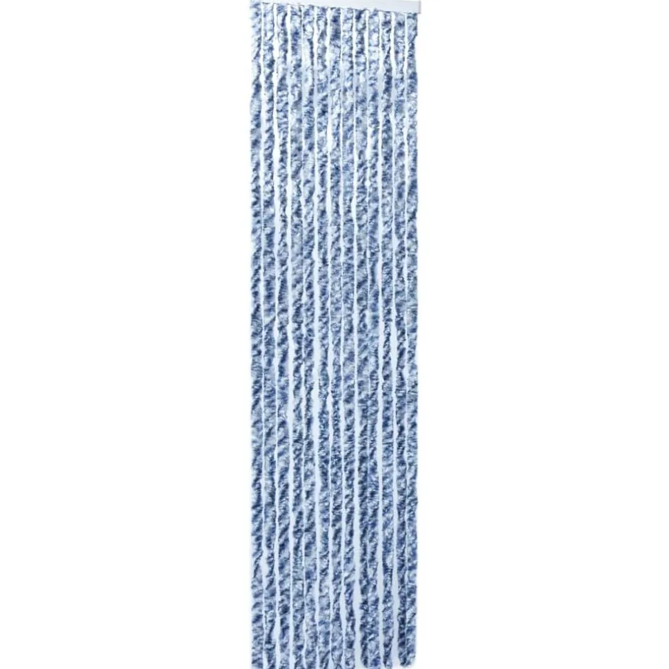 Hyönteisverho sinivalkoinen 90x200 cm chenille
