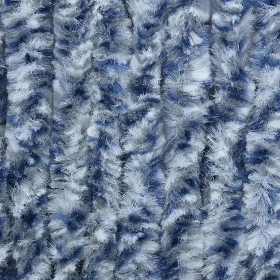 Hyönteisverho sinivalkoinen 90x200 cm chenille