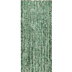 Hyönteisverho vihreä ja valkoinen 56x185 cm chenille